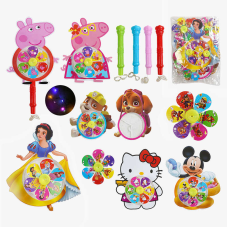 Вітрячок M 50484 (30) ЦІНА ЗА 10 ШТУК В УПАКОВЦІ, герої, підсвічування, в пакеті