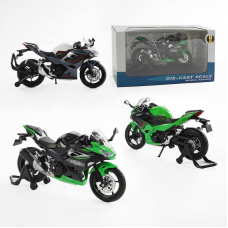 Мотоцикл металопластиковий M 12-17 B (48/2) 3 види, звуки, підсвічування, гумові шини, рухливі елементи, підставка, в коробці, ВИДАЄТЬСЯ МІКС ВИДІВ