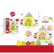 Музична іграшка 368-71 (180) 2 кольори, музика, звуки, пальчикова гра, підсвічування, регулювання гучності, прорізувач, фрази англ. мовою, в коробці