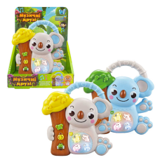 Музична іграшка 99186 (120/2) “WToys“, “КОАЛА“, 2 кольори, ОЗВУЧУВАННЯ УКРАЇНСЬКОЮ МОВОЮ, пісні, казки, віршики, підсвічування, цифри, звуки тварин, в коробці