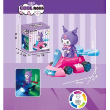 Музична іграшка NR 617-291 (72/2) “Герой”, пісня англійською мовою, підсвічування, колесо вільного ходу,  в коробці