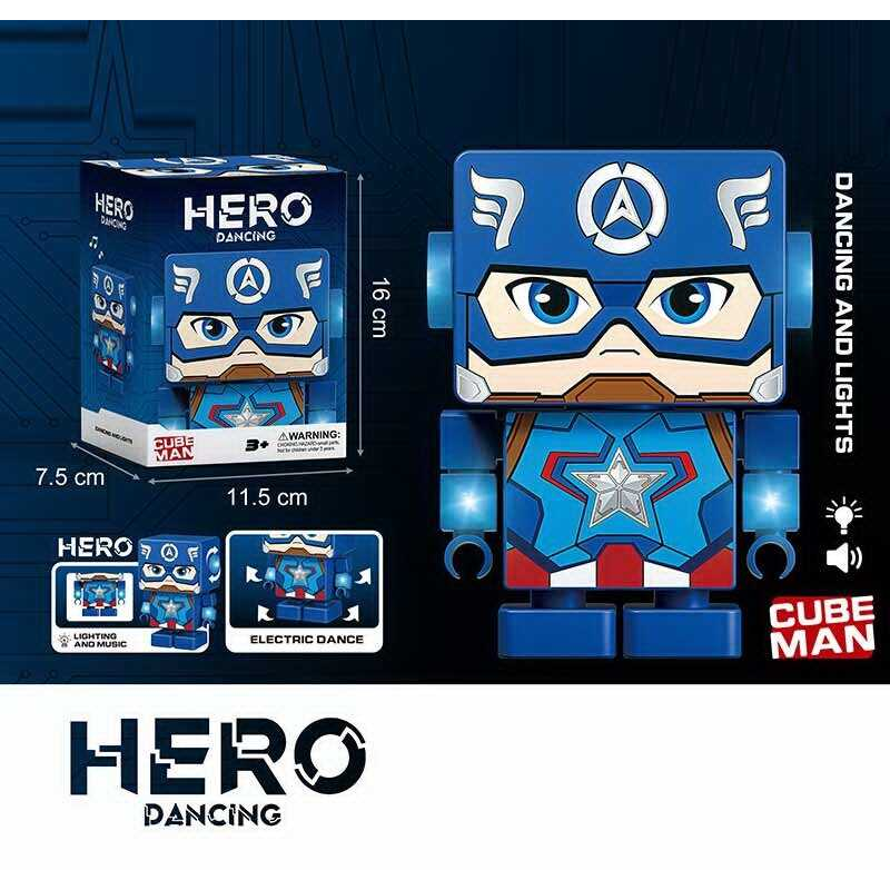 Музична іграшка RB 10 (96) танцює, мелодії, підсвічування, в коробці