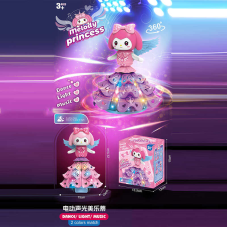 Музична іграшка XD 8 C (96) 2 кольори, мелодія, підсвічування, колесо вільного ходу, проєкція, в коробці