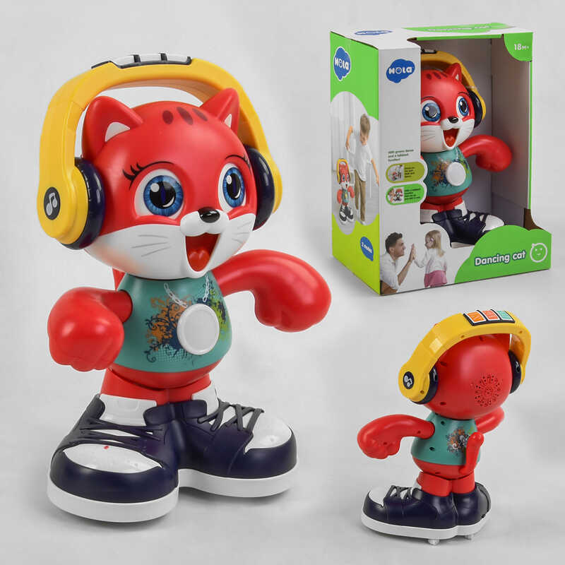 Музична гра E 721 (6) “Hola“ на батарейках, підсвічування, співає, танцює, запис голосу, англійська озвучка, в коробці