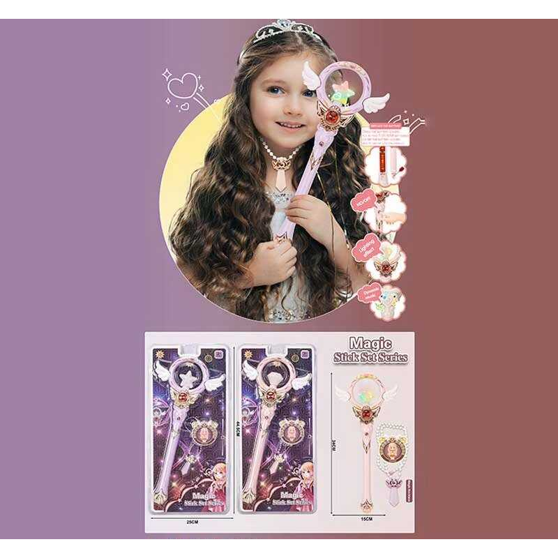 Музична паличка 608 A 328 (120/2) 2 види, звуковий ефект, підсвічування, довжина - 33 см, у слюді