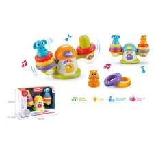Музична розвиваюча іграшка “Веселі ваги“ QF 366-043 (36) , ОЗВУЧУВАННЯ УКРАЇНСЬКОЮ МОВОЮ, абетка, цифри, дитячі пісні, підсвічування, в коробці