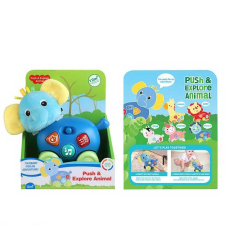 Музичне брязкальце 1953-2 (48) мелодія, звукові ефекти, підсвічування, колеса, в коробці