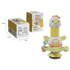 Музичне брязкальце 230 B (72/2) “Гусеня”, звук, мелодії, прорізувач, пискавка, пальчикова гра, в коробці