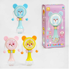 Музичне брязкальце TK - 15150 (120) “TK Group“, 3 види, ОЗВУЧУВАННЯ УКРАЇНСЬКОЮ МОВОЮ, підсвіч., прорізувач, в коробці, ВИДАЄТЬСЯ ТІЛЬКИ МІКС ВИДІВ