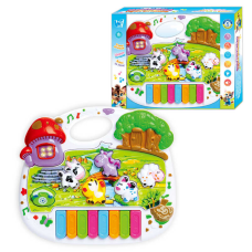 Музичне піаніно 18126 (96/2) “WToys“, ОЗВУЧУВАННЯ УКРАЇНСЬКОЮ МОВОЮ, пісні, казки, цифри, звуки тварин, підсвічування, в коробці