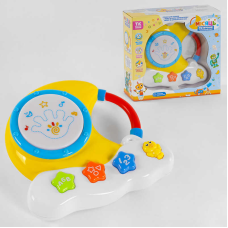 Музичне піаніно-барабан 36924 (30) “TK Group“, ОЗВУЧ. УКРАЇНСЬКОЮ МОВОЮ, пісні, вивчення цифр, укр. алфавіту та фігур, барабан, в коробці