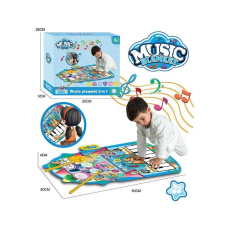 Музичний килимок YYD-04 (60) 2 в 1, піаніно, барабани, музика, музичні інструменти, запис та відтворення, в коробці 