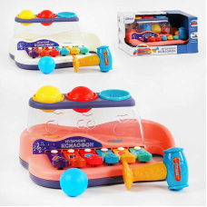 Музичний ксилофон 56489 (36/2) “TK Group“, 2 види, стукалка, в коробці