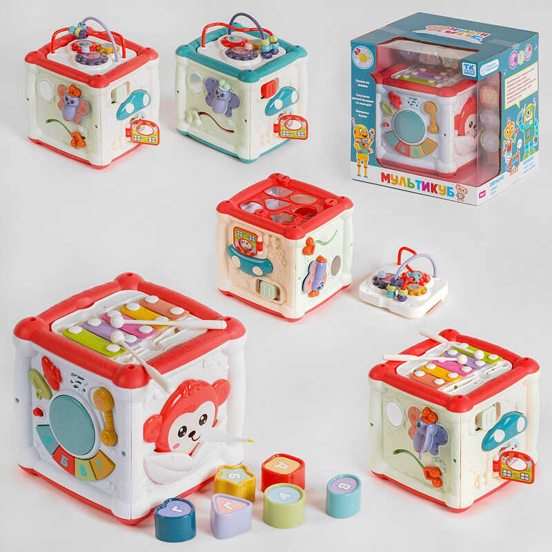 Музичний куб 42666 (18) “TK Group“, ОЗВУЧУВАННЯ УКРАЇНСЬКОЮ МОВОЮ, вивчення літер, форм, кольорів, пісні, сортер, у коробці Музичний куб 42666 (18) “TK Group“, ОЗВУЧУВАННЯ УКРАЇНСЬКОЮ МОВОЮ, вивчення літер, форм, кольорів, пісні, сортер, у коробці