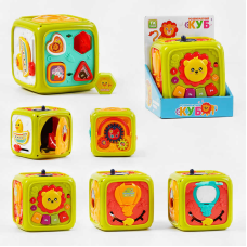 Музичний куб 44104 (60/2) “TK Group“, ОЗВУЧ. УКРАЇНСЬКОЮ МОВОЮ, пісні, казки, підсвічування, піаніно, лабіринт, рухомі шестерні, в коробці