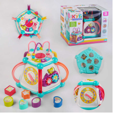 Музичний мультибокс 83944 (12/2) “TK Group”, ОЗВУЧУВАННЯ УКРАЇНСЬКОЮ МОВОЮ, 7 граней, піаніно 4 режими, підсвічування клавіш, в коробці