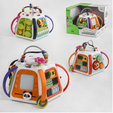 Музичний мультибокс TK 3153 (4) “TK Group“, підсвічування, мелодії, звуки, пальчиковий лабіринт, логічна гра, магнітна дошка, в коробці