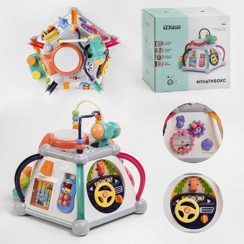 Музичний мультибокс ТК 806 (12/2) “TK Group“, піраміда-логіка, звук, світло, в коробці Музичний мультибокс ТК 806 (12/2) “TK Group“, піраміда-логіка, звук, світло, в коробці