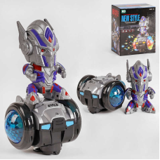 Музичний робот 17128 (72/2) музика, підсвічування, проєктор, колесо вільного ходу, в коробці