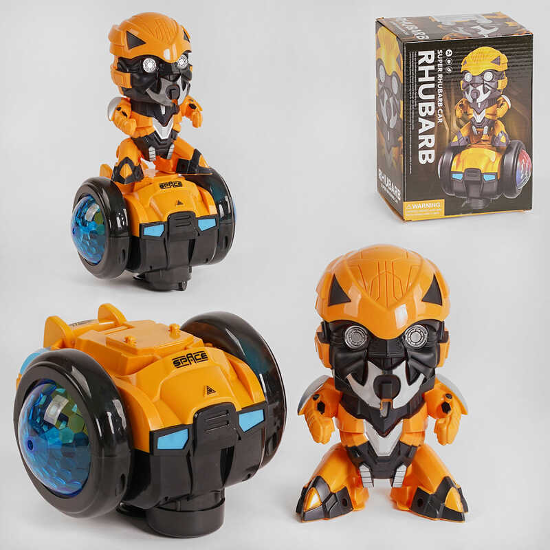 Музичний робот 17138 (72/2) музика, підсвічування, проєктор, колесо вільного ходу, в коробці