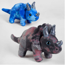 М“яка іграшка M 46718 (300) “Динозавр“, 2 кольори, висота 15см, в пакеті
