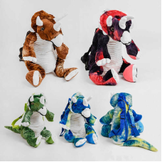 М“яка іграшка M 46986 (150) 4 види, рюкзак-сумка, 1 відділ, в пакеті