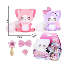 М’яка іграшка 933-97 E (24/2) 3 кольори, “Тваринка”, розмір: 19х10х19 см, аксесуари, механічна паличка, в коробці, ВИДАЄТЬСЯ ТІЛЬКИ МІКС ВИДІВ