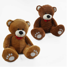 М’яка іграшка D 40848 (30) 2 види, “Ведмедик“, довжина в сидячому положенні 54 см, в пакеті