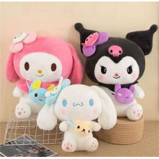 М’яка іграшка M 17997 (50) герой, середня висота 43 см, пришитий бантик, знімна сумочка на бік, ВИДАЄТЬСЯ ТІЛЬКИ МІКС ВИДІВ