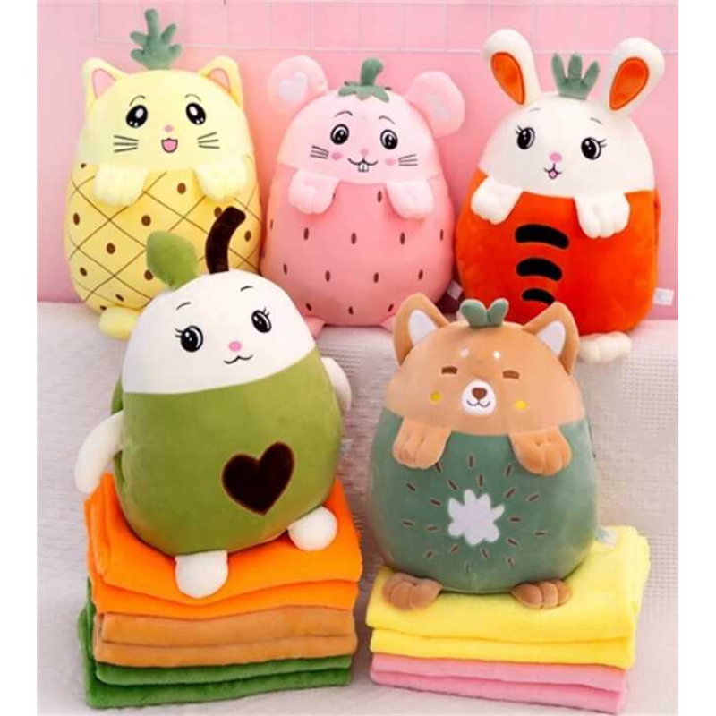 М’яка іграшка M 18198 (50) 39 см, плед 185*100 см, отвір для рук, ВИДАЄТЬСЯ МІКС ВИДІВ