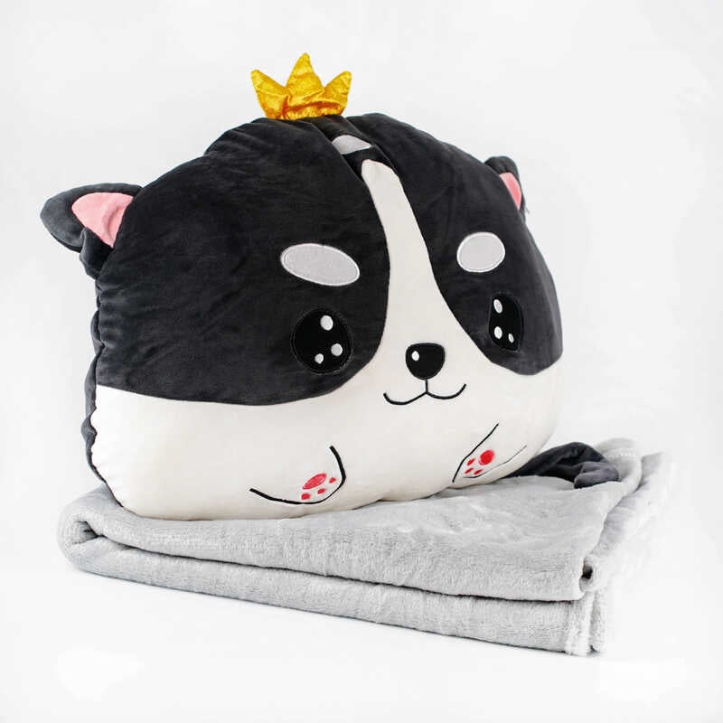 М’яка іграшка М 14348 (50) “Кішечка“, розмір ковдри 104х175см, висота іграшки 32см