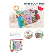 М’яка музична книжечка 6071 (24) тваринки, на батарейках, мелодії, режими гучності, підсвітка, м“які сторінки, 5 сторінок, шелесткі елементи, в коробці