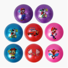 М’яч гумовий F 43262 (600) 4 кольори, діаметр - 18 см, ВИДАЄТЬСЯ ТІЛЬКИ МІКС ВИДІВ