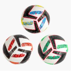 М’яч футбольний C 66334 (30) 3 види, вага 420 грамів, матеріал PU, балон гумовий, клеєний, (поставляється накачаним на 90), ВИДАЄТЬСЯ МІКС ВИДІВ