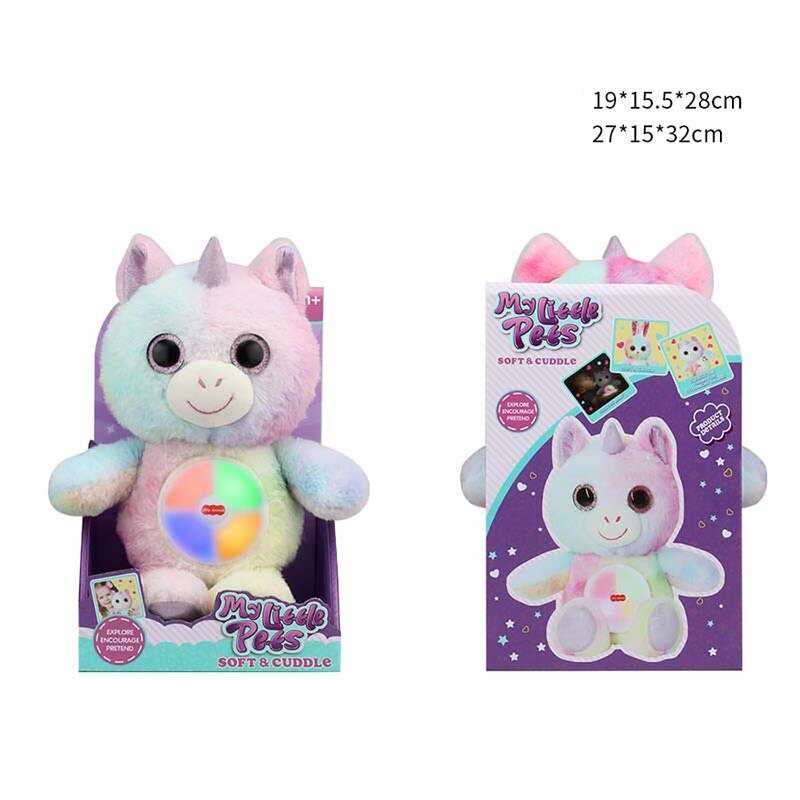 Нічник 1920-1 (24) “Єдиноріжка“, підсвічування, колискові, оченята з глітерним напиленням, у коробці