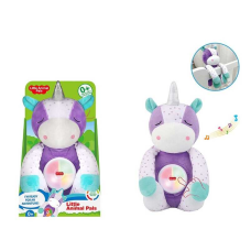 Нічник 1946-2 (24) “Єдиноріг”, підсвічування, мелодії, на батарейках, знімний музичний блок, в коробці