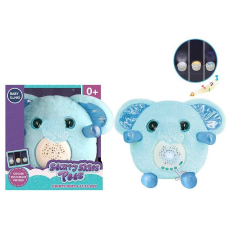 Нічник 1973-1 (24) “Слоник”, звуки, мелодії, серцебиття, підсвічування, проєктор, 3 змінні диски для проєктора, в коробці