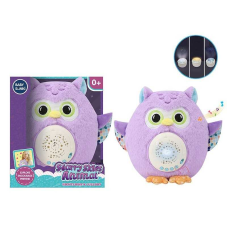 Нічник 1986-2 (24) “Сова”, звуки, мелодії, серцебиття, підсвічування, проєктор, 3 змінні диски для проєктора, в коробці