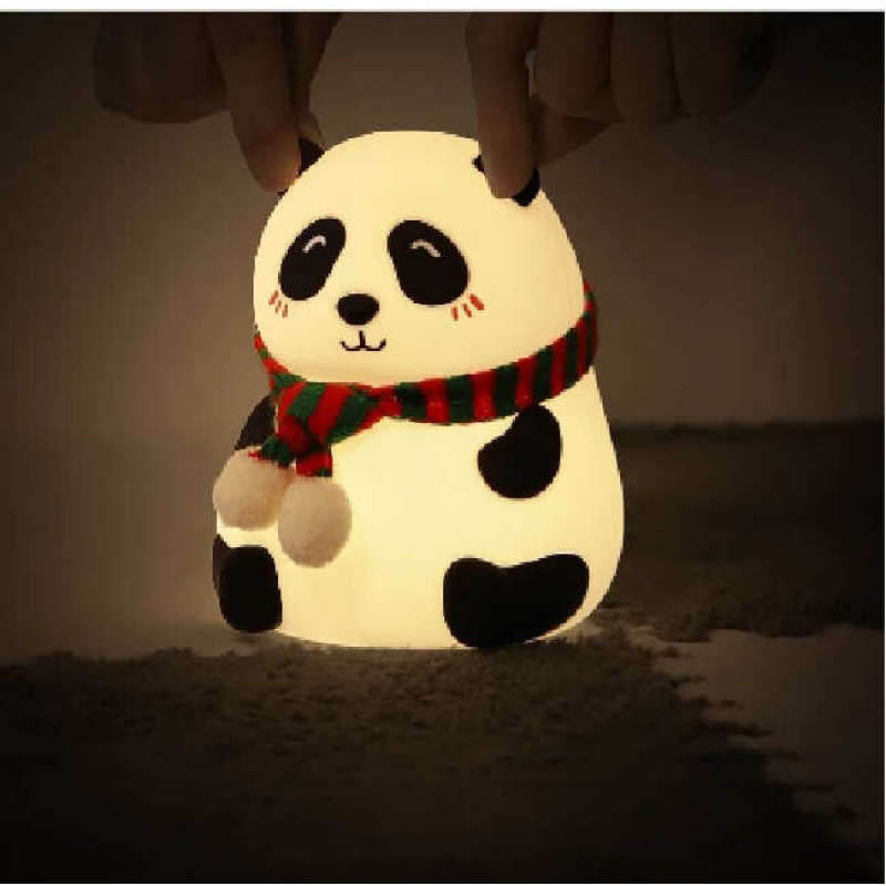 Нічник C 65422 (80) кольорове світло, USB Type-C, силіконовий, в коробці