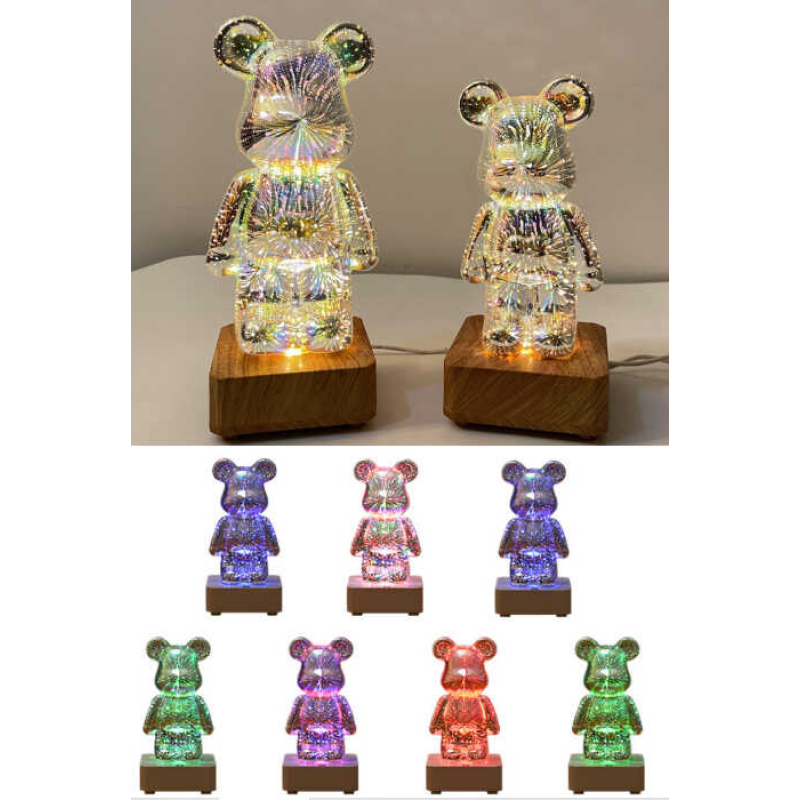 Нічник C 67116 (20) висота 23 см, вбудований акумулятор, проєкція, пульт, 5 режимів, регульована яскравість, в коробці, ВИДАЄТЬСЯ ТІЛЬКИ МІКС КОЛЬОРІВ