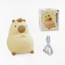 Нічник C 69802 (60) кольорове світло, 3 режими теплого світла, USB Type-C, силіконовий, в коробці