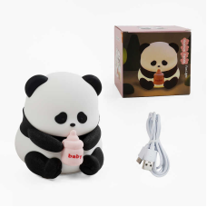 Нічник C 69804 (60) кольорове світло, 3 режими теплого світла, USB Type-C, силіконовий, в коробці