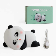 Нічник C 71568 (100) 7 кольорів підсвічування, 2 режими теплого світла, USB Type-C, таймер, силіконовий, в коробці