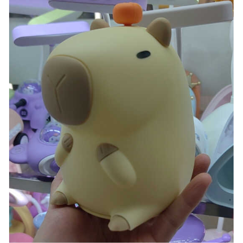 Нічник C 71574 (80) 7 кольорів підсвічування, USB Type-C, таймер, силіконовий, в коробці