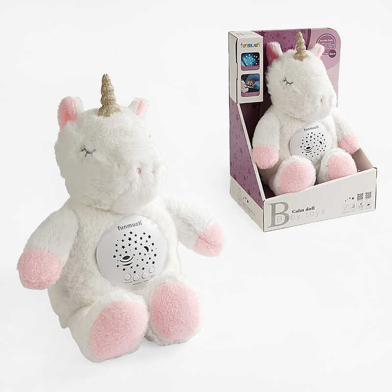 Нічник FM 666-23 (24) “Єдиноріг“, з проєктором, колискові мелодії, звуки, в коробці