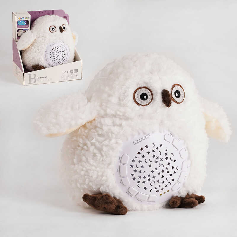 Нічник FM 666-34 (36) “Совеня“, проєктор зоряного неба, колискові, звуки природи, таймер, в коробці