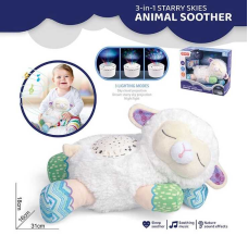 Нічник H 11 (18) “Баранчик”, проєктор, на батарейках, музика, звукові ефекти, підсвітка, в коробці