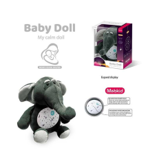 Нічник MBQ 661-8 A (18) “Слоник”, підсвічування, мелодії, проєктор, в коробці