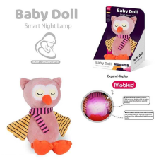 Нічник MBQ 665-2 (36) вбудований акумулятор, USB Type-C кабель, підсвічування, мелодії, нічник, таймер вимкнення, регулювання гучності, в коробці