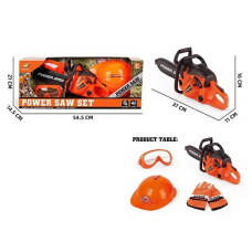 Набір інструментів 192 C 1/2 (12) 4 елементи, звук, ланцюгова пила, каска, окуляри, рукавички, в коробці